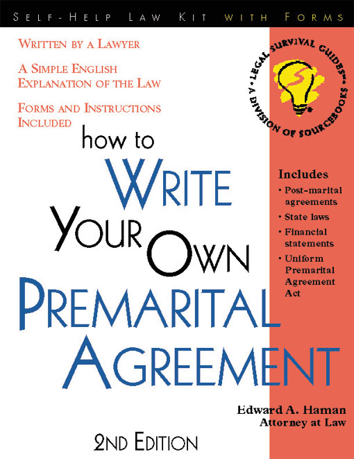 Title details for How to Write Your Own Premarital Agreement, 2nd Edition by Edward A. Haman - Available